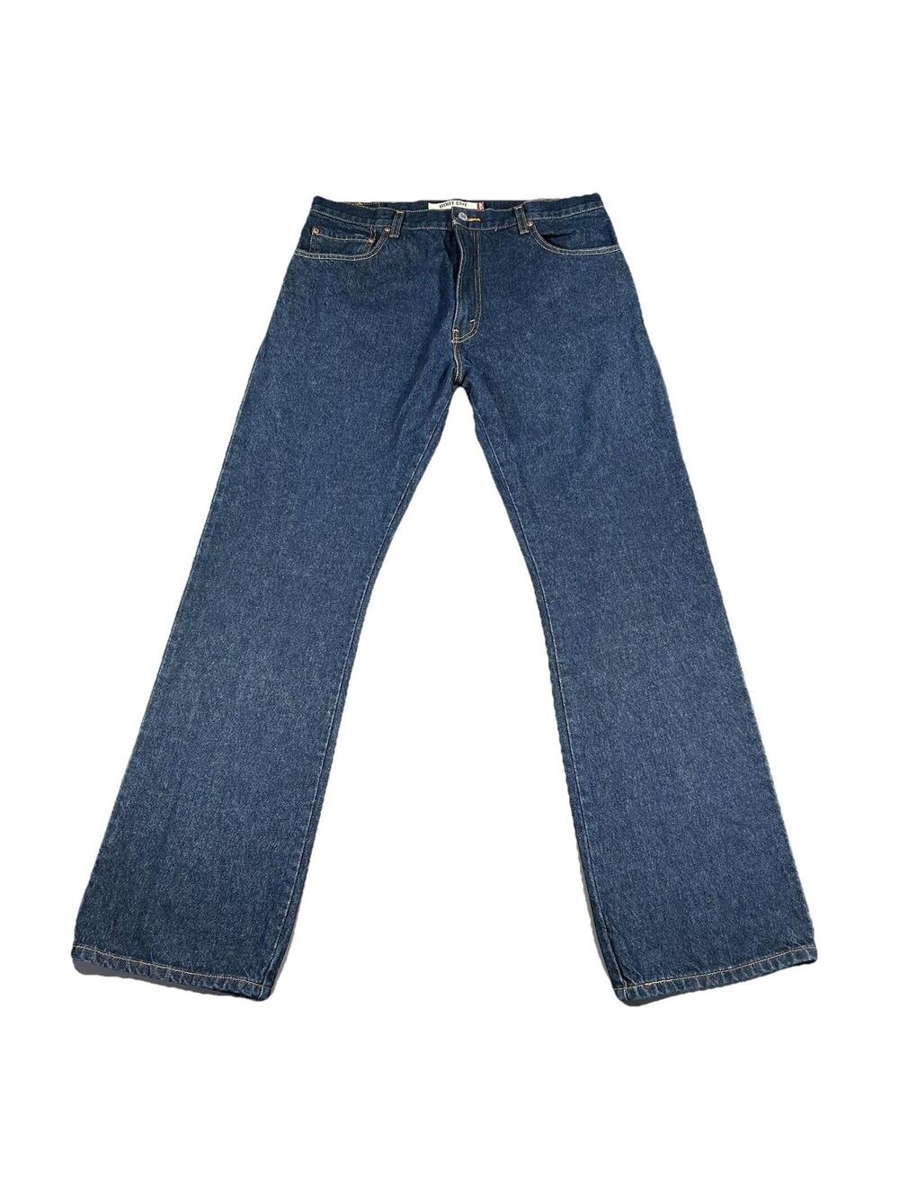 Levi's 517 Bootcut VTG Jeans Dark Wash Denim Mexico Mens W38 L34 (fits 36x35)